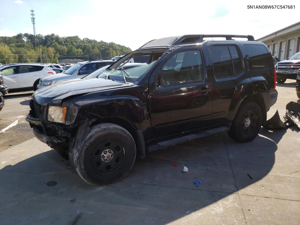 2007 Nissan Xterra Off Road VIN: 5N1AN08W67C547681 Lot: 70097404