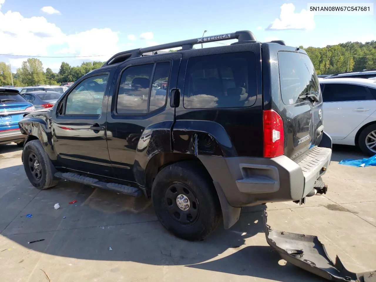 2007 Nissan Xterra Off Road VIN: 5N1AN08W67C547681 Lot: 70097404