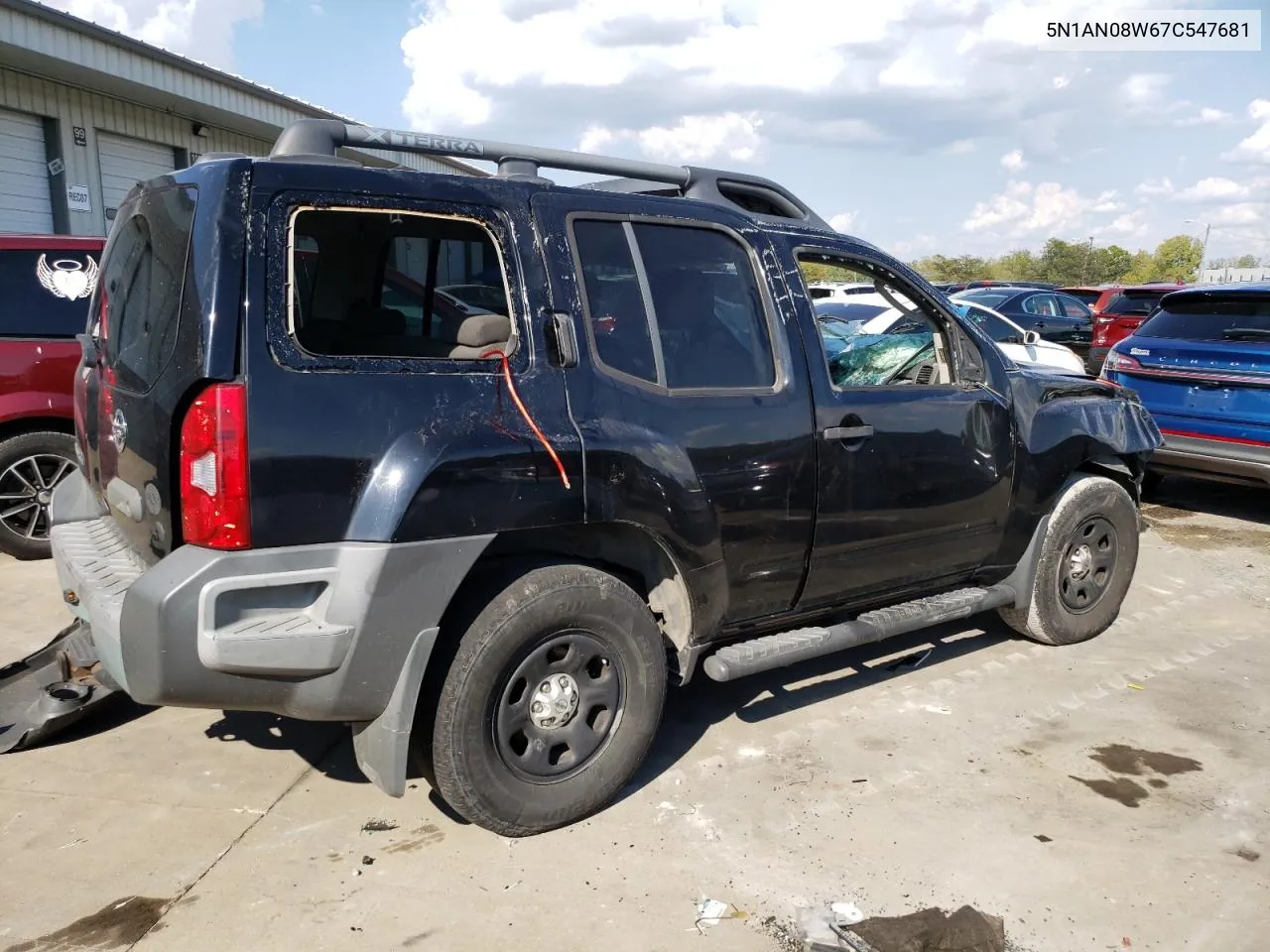 2007 Nissan Xterra Off Road VIN: 5N1AN08W67C547681 Lot: 70097404