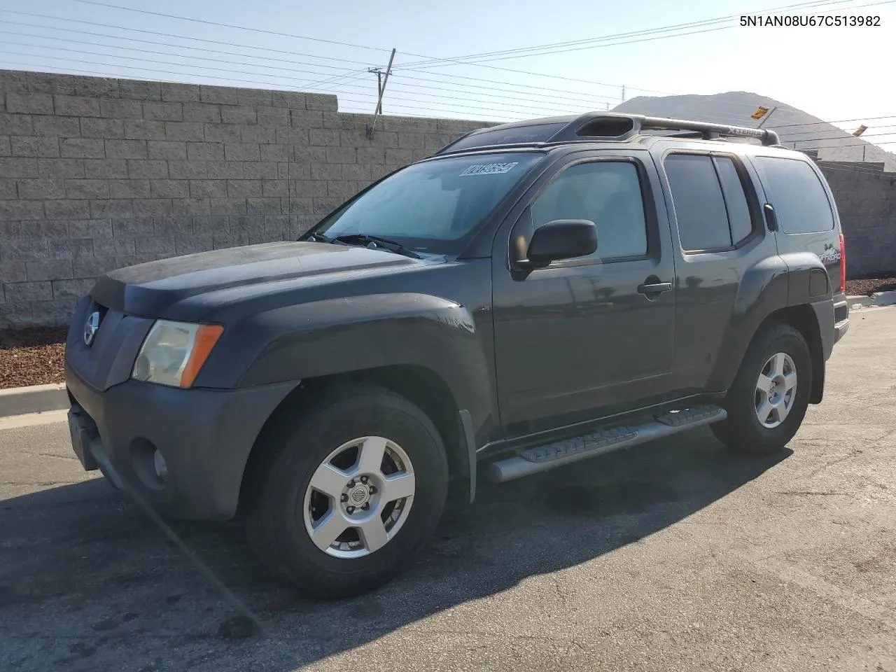 2007 Nissan Xterra Off Road VIN: 5N1AN08U67C513982 Lot: 70198564