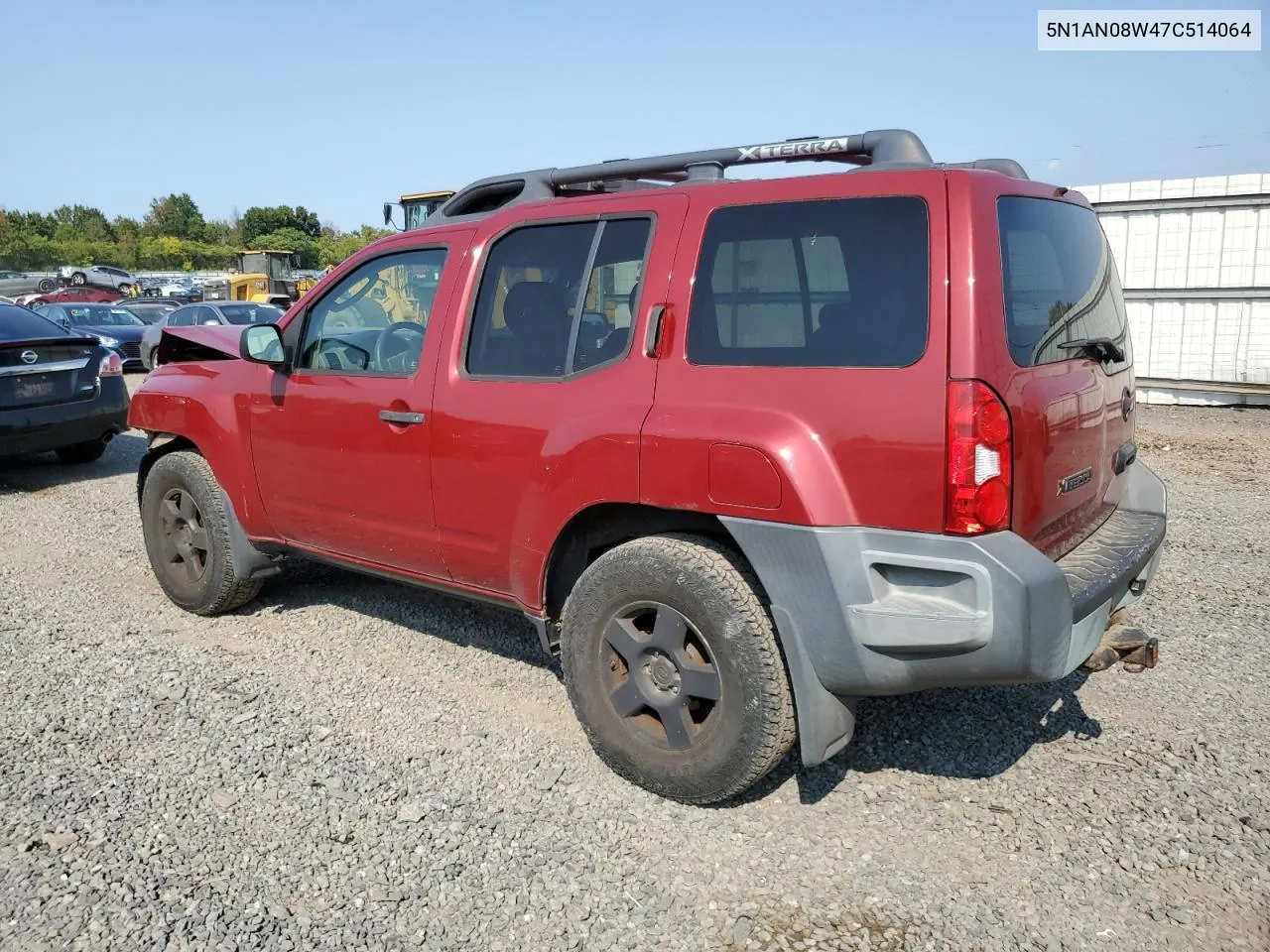 2007 Nissan Xterra Off Road VIN: 5N1AN08W47C514064 Lot: 71585644