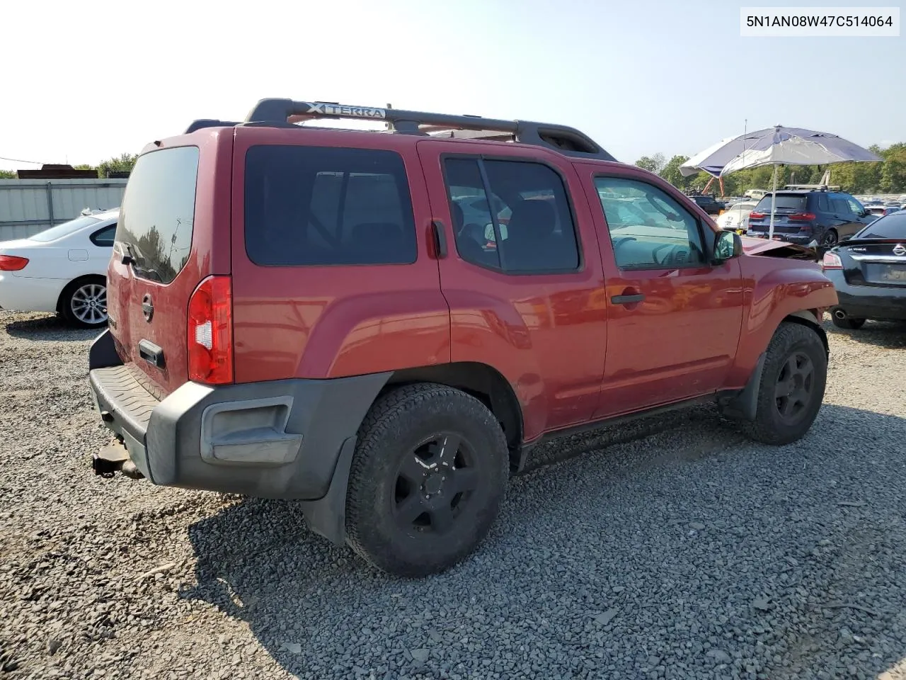 2007 Nissan Xterra Off Road VIN: 5N1AN08W47C514064 Lot: 71585644