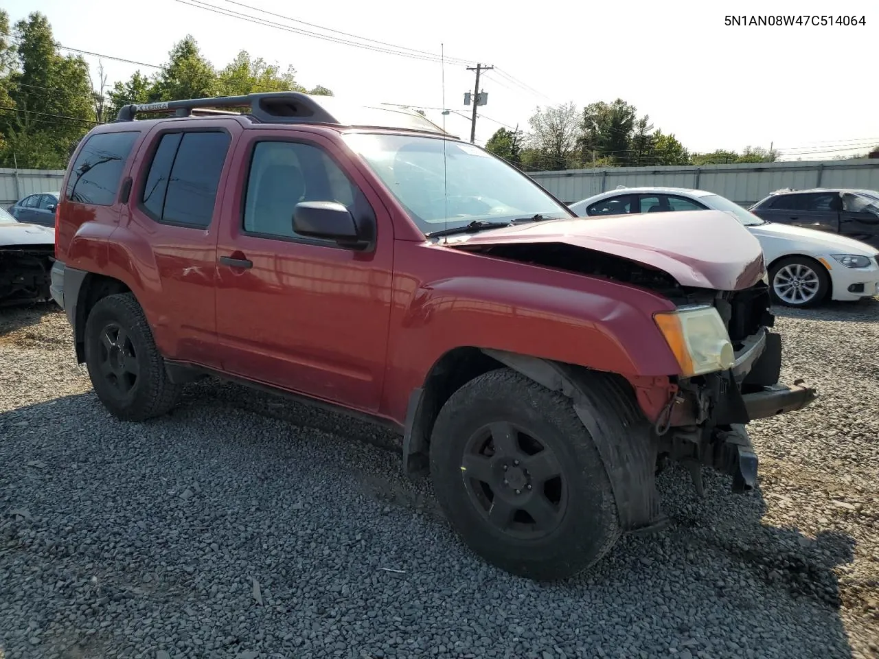 2007 Nissan Xterra Off Road VIN: 5N1AN08W47C514064 Lot: 71585644