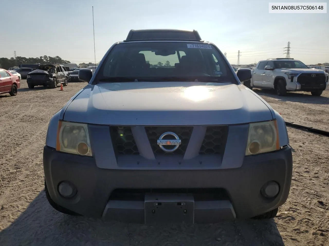 2007 Nissan Xterra Off Road VIN: 5N1AN08U57C506148 Lot: 71634024