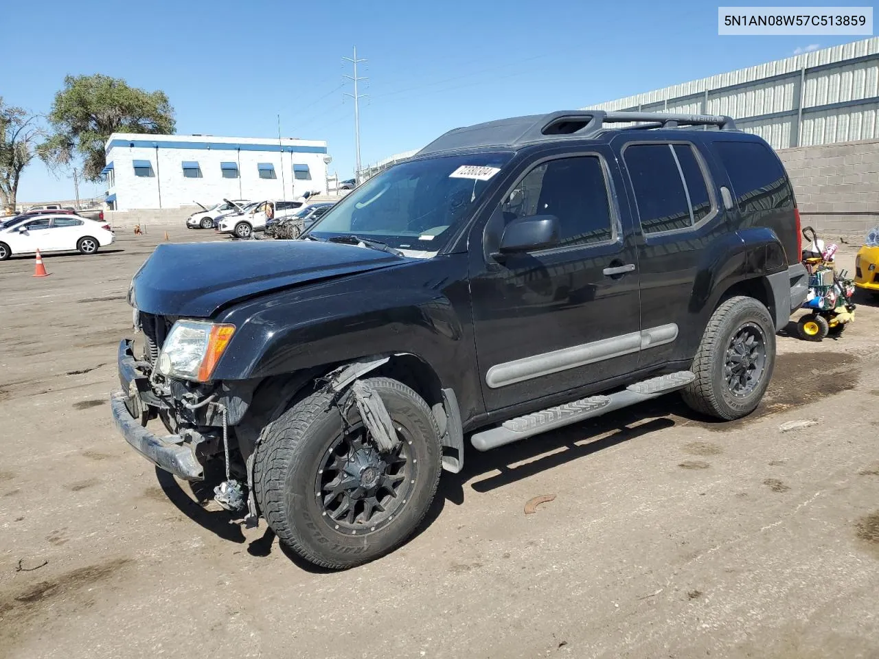 2007 Nissan Xterra Off Road VIN: 5N1AN08W57C513859 Lot: 72380304