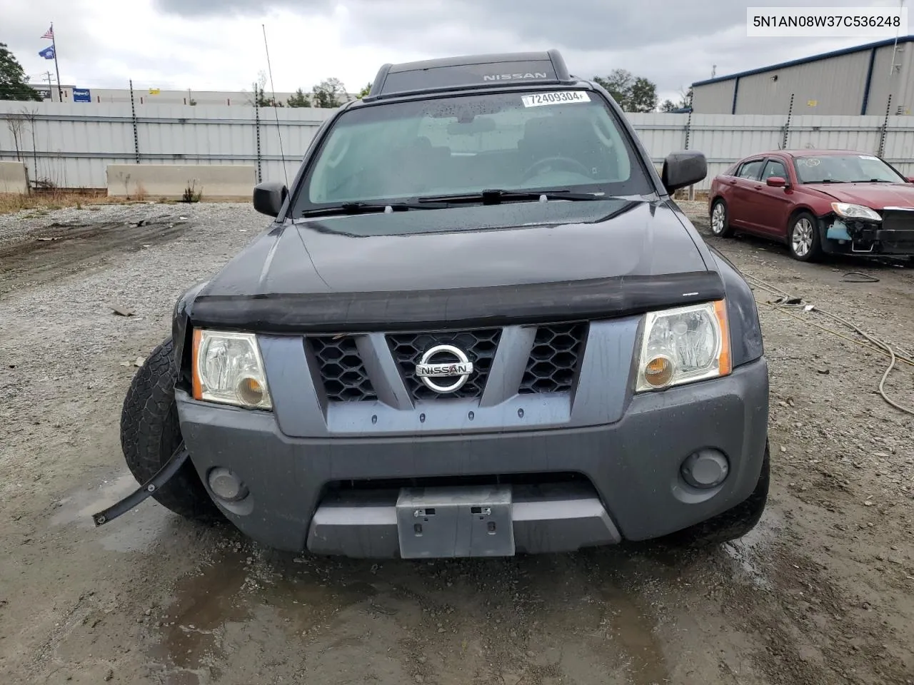 2007 Nissan Xterra Off Road VIN: 5N1AN08W37C536248 Lot: 72409304