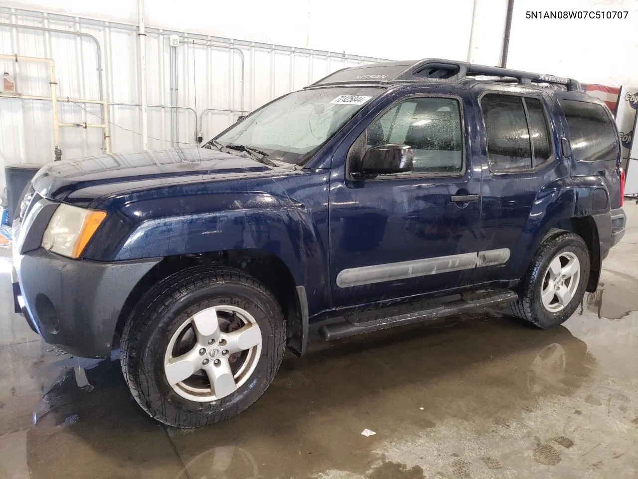 2007 Nissan Xterra Off Road VIN: 5N1AN08W07C510707 Lot: 72425044