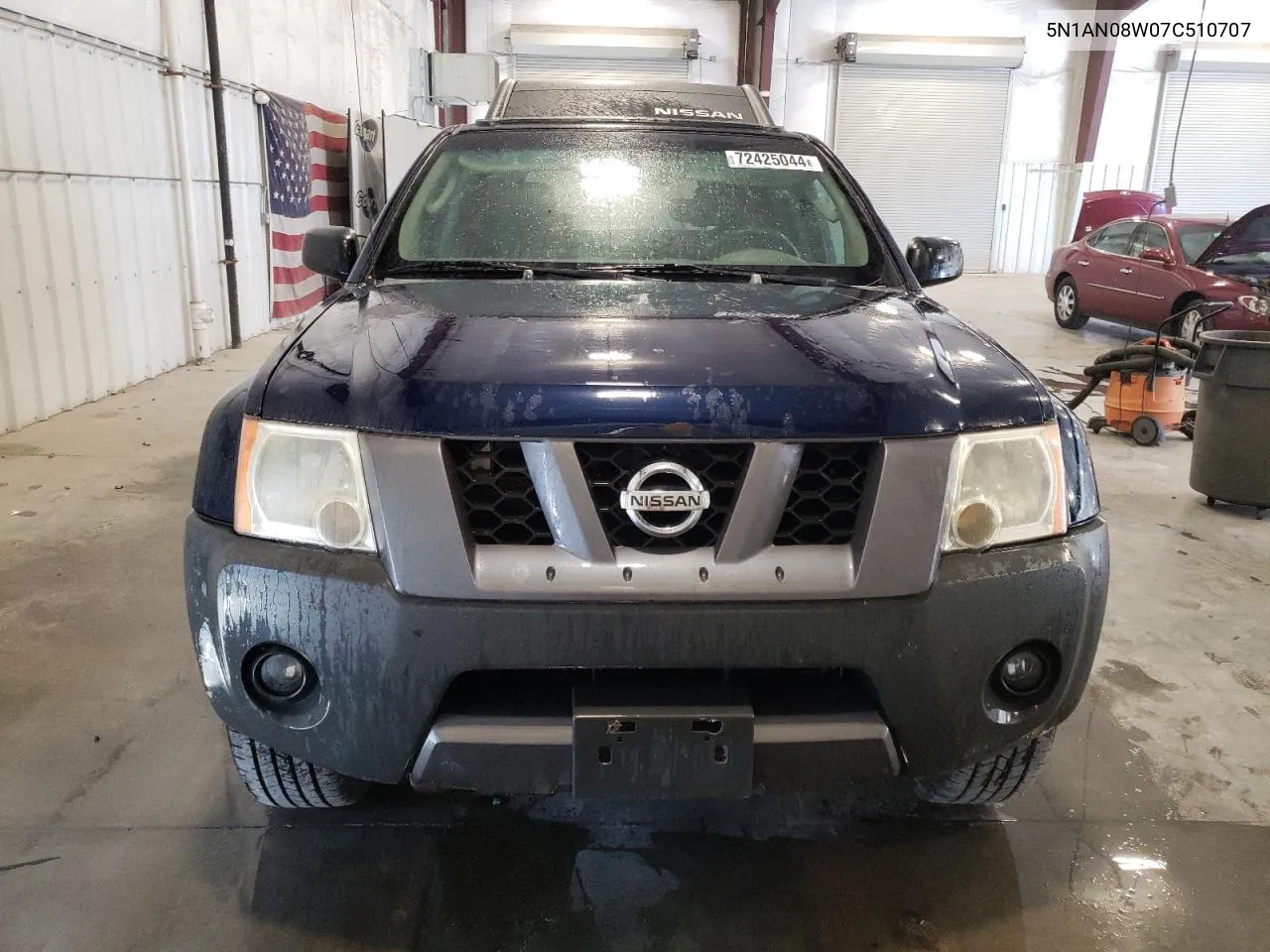 2007 Nissan Xterra Off Road VIN: 5N1AN08W07C510707 Lot: 72425044