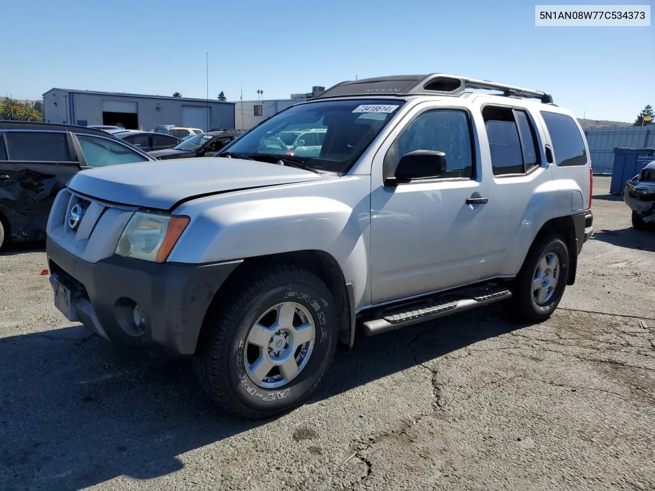 2007 Nissan Xterra Off Road VIN: 5N1AN08W77C534373 Lot: 73418614