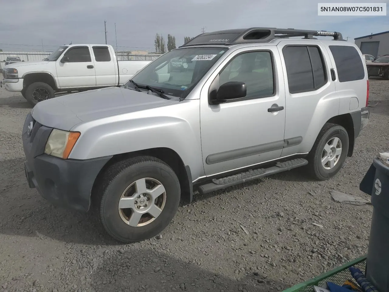 2007 Nissan Xterra Off Road VIN: 5N1AN08W07C501831 Lot: 74063234