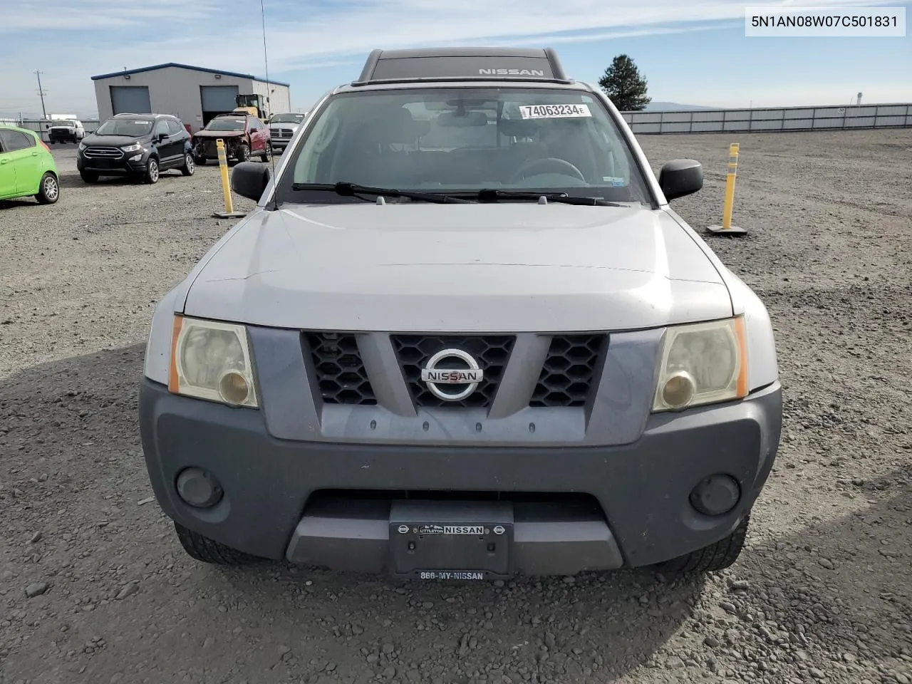 2007 Nissan Xterra Off Road VIN: 5N1AN08W07C501831 Lot: 74063234