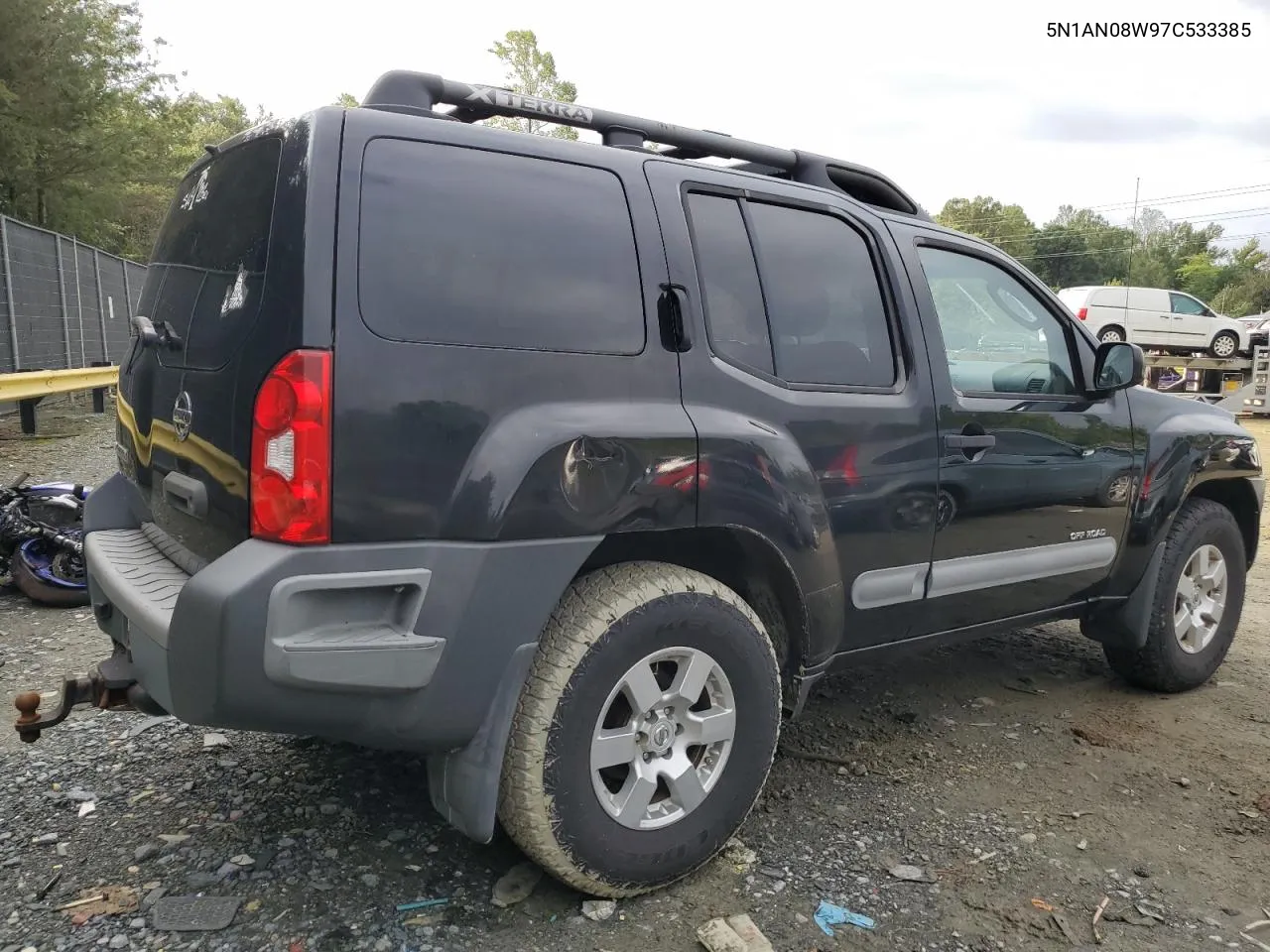 2007 Nissan Xterra Off Road VIN: 5N1AN08W97C533385 Lot: 74476794