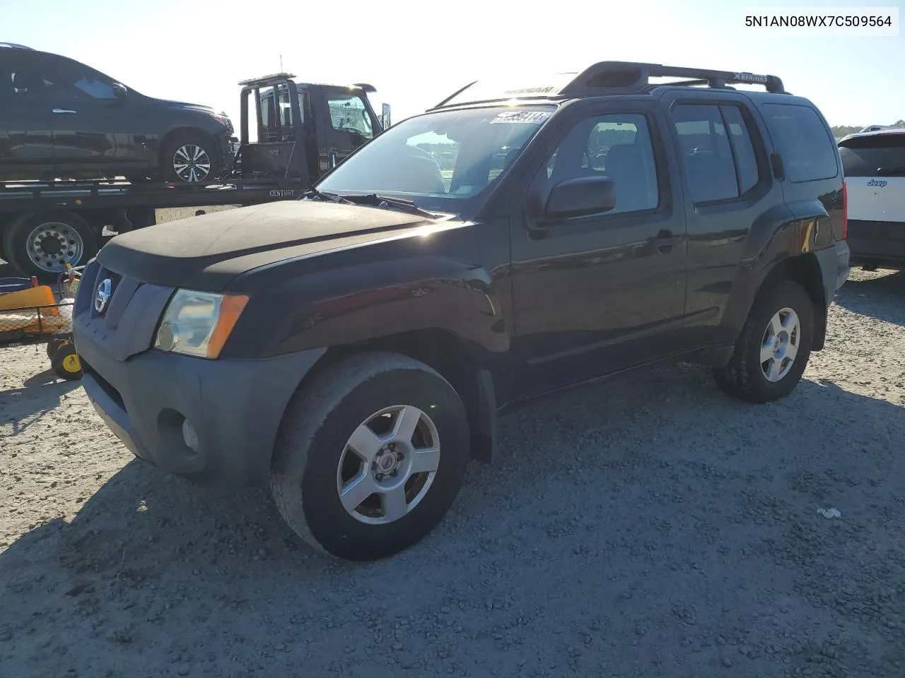 2007 Nissan Xterra Off Road VIN: 5N1AN08WX7C509564 Lot: 74558414