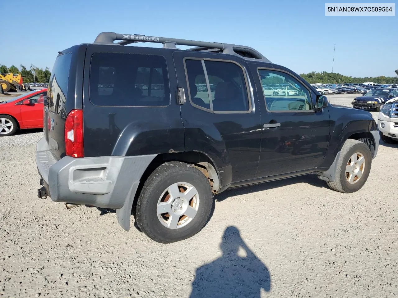 2007 Nissan Xterra Off Road VIN: 5N1AN08WX7C509564 Lot: 74558414