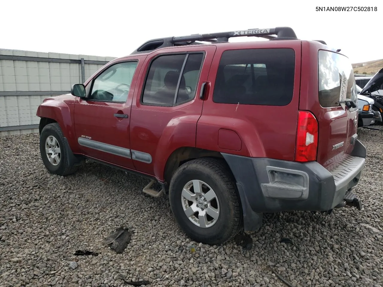 2007 Nissan Xterra Off Road VIN: 5N1AN08W27C502818 Lot: 74843544