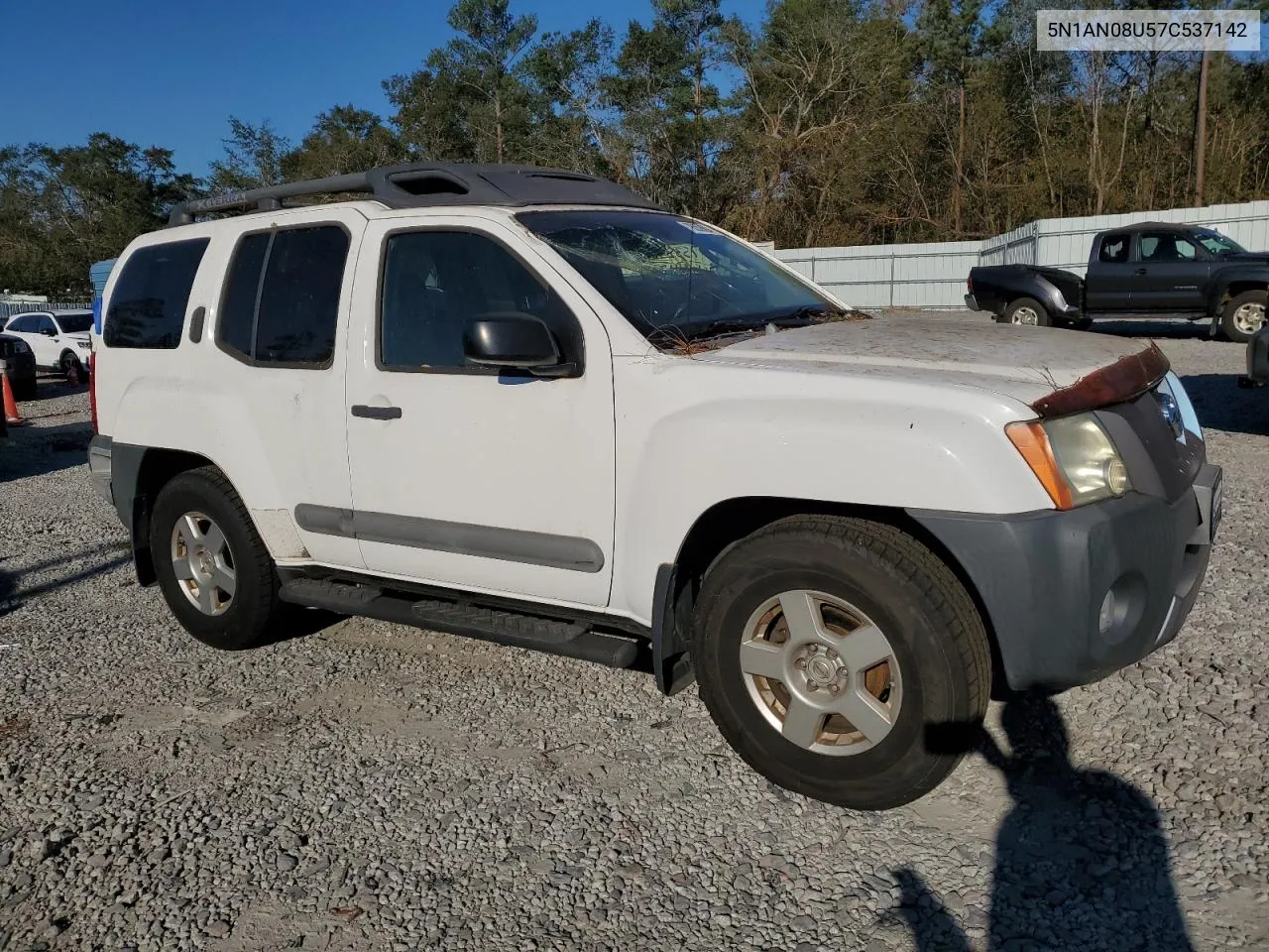 2007 Nissan Xterra Off Road VIN: 5N1AN08U57C537142 Lot: 75359094