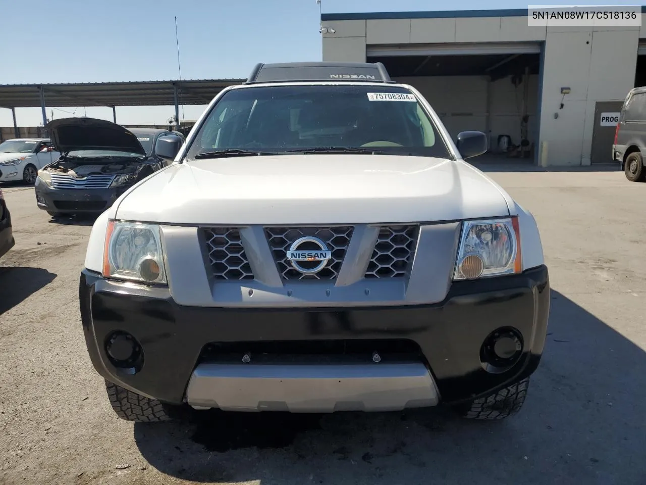 2007 Nissan Xterra Off Road VIN: 5N1AN08W17C518136 Lot: 75708304