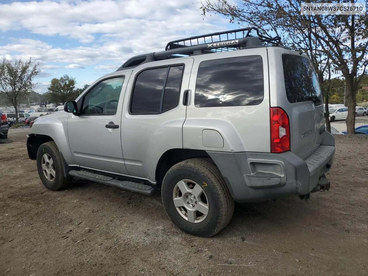 2007 Nissan Xterra Off Road VIN: 5N1AN08W37C526710 Lot: 76024524