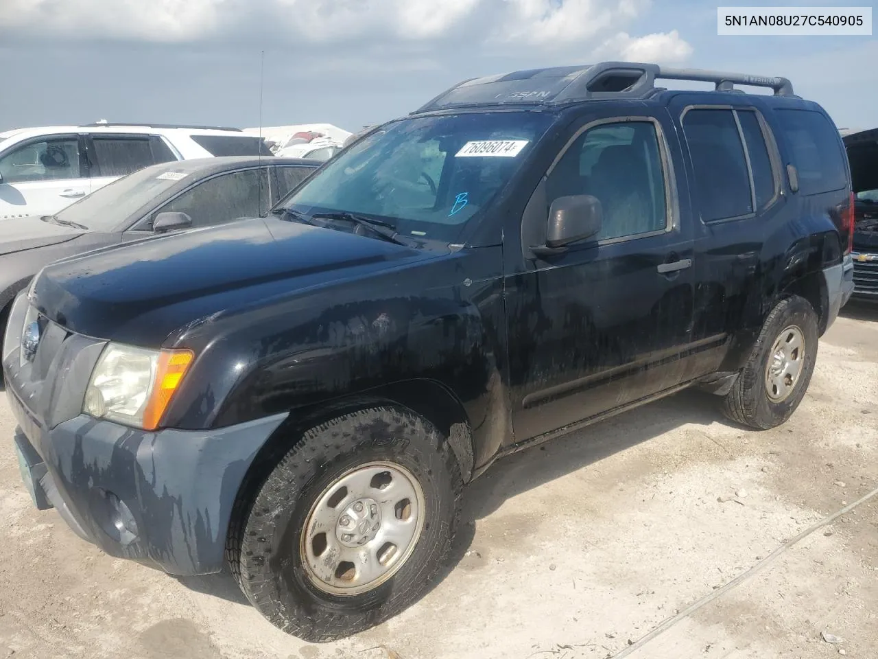 2007 Nissan Xterra Off Road VIN: 5N1AN08U27C540905 Lot: 76096074