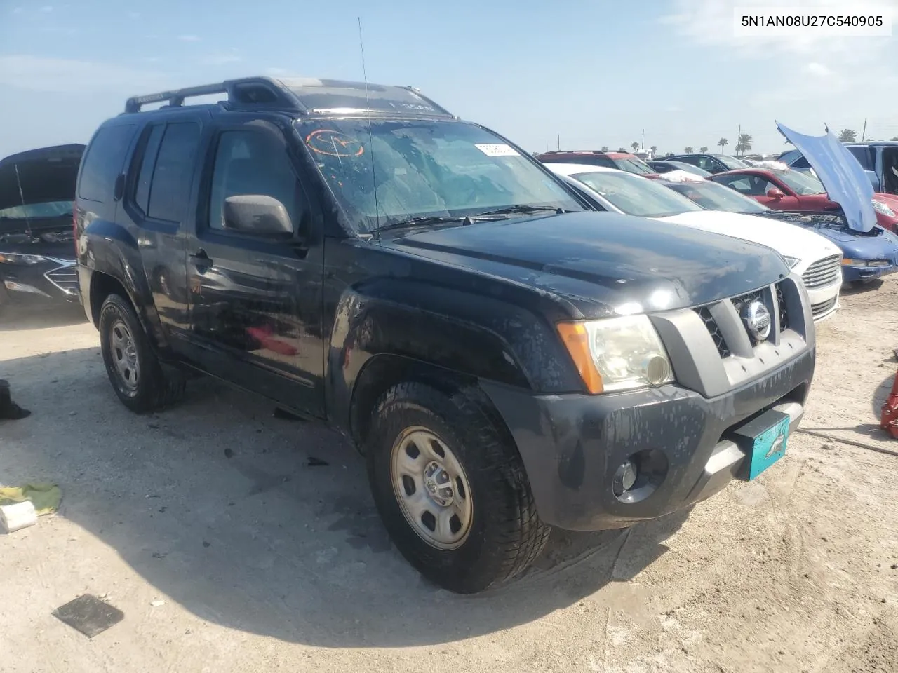 2007 Nissan Xterra Off Road VIN: 5N1AN08U27C540905 Lot: 76096074