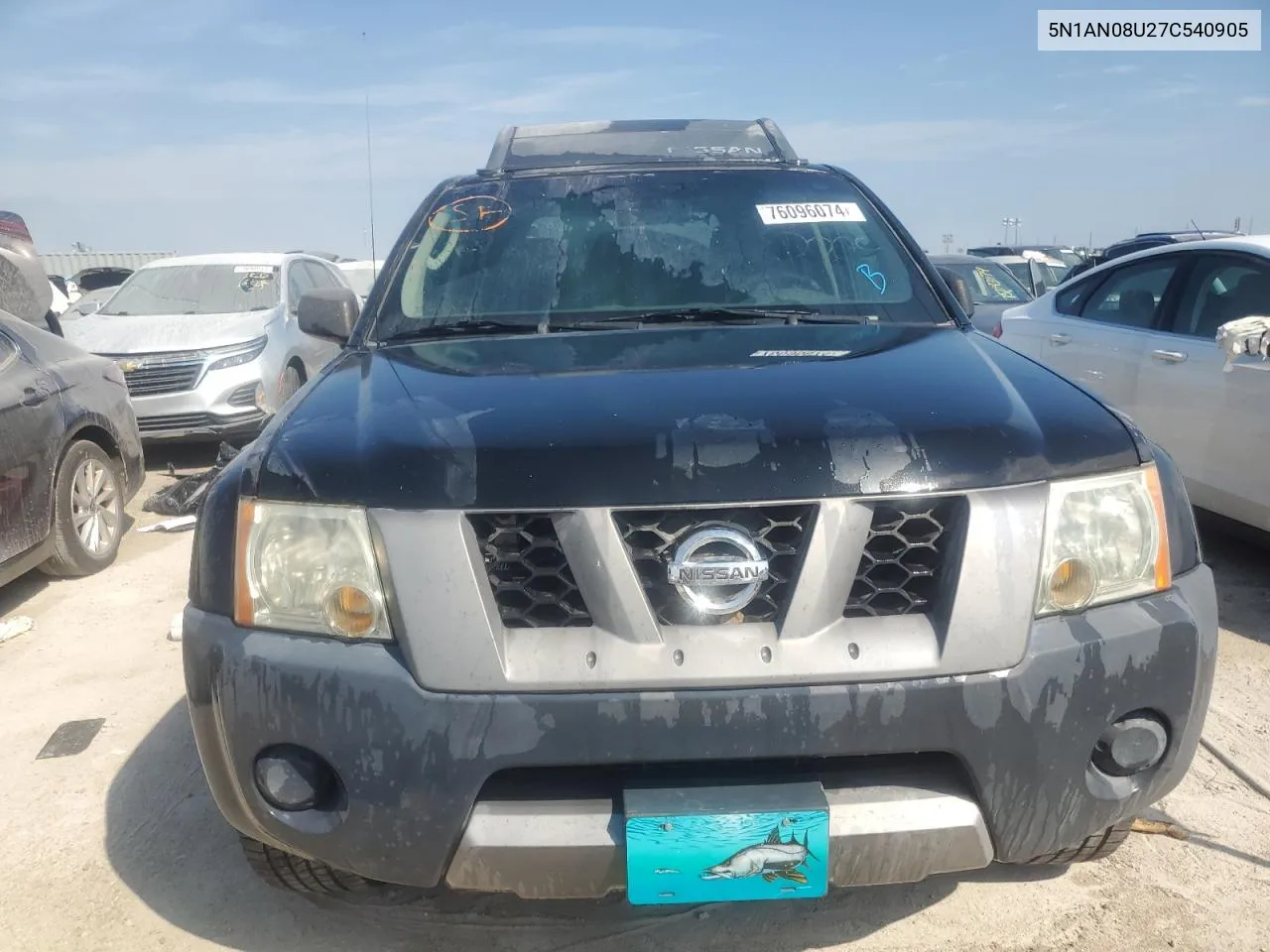 2007 Nissan Xterra Off Road VIN: 5N1AN08U27C540905 Lot: 76096074