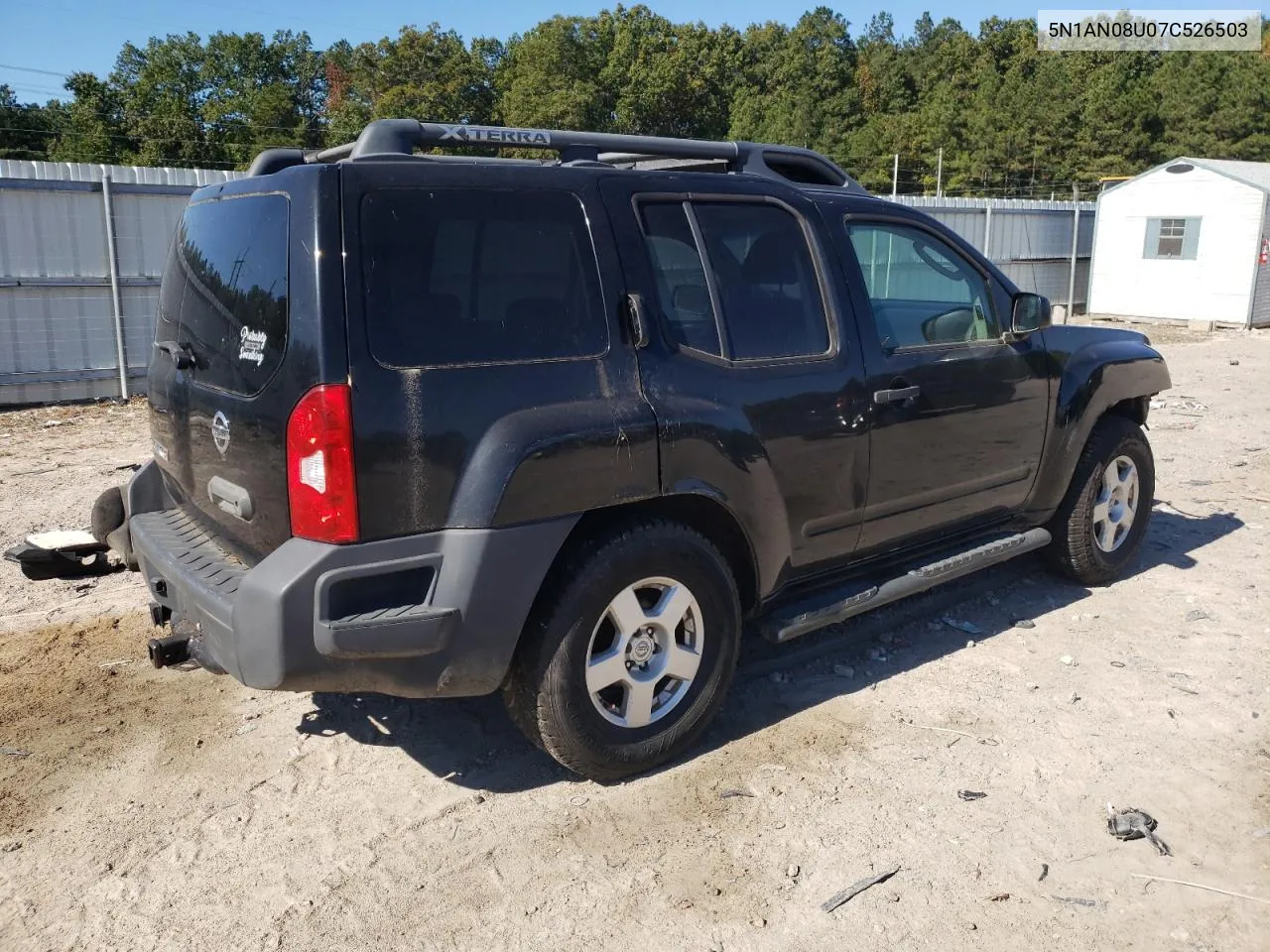 2007 Nissan Xterra Off Road VIN: 5N1AN08U07C526503 Lot: 76324334