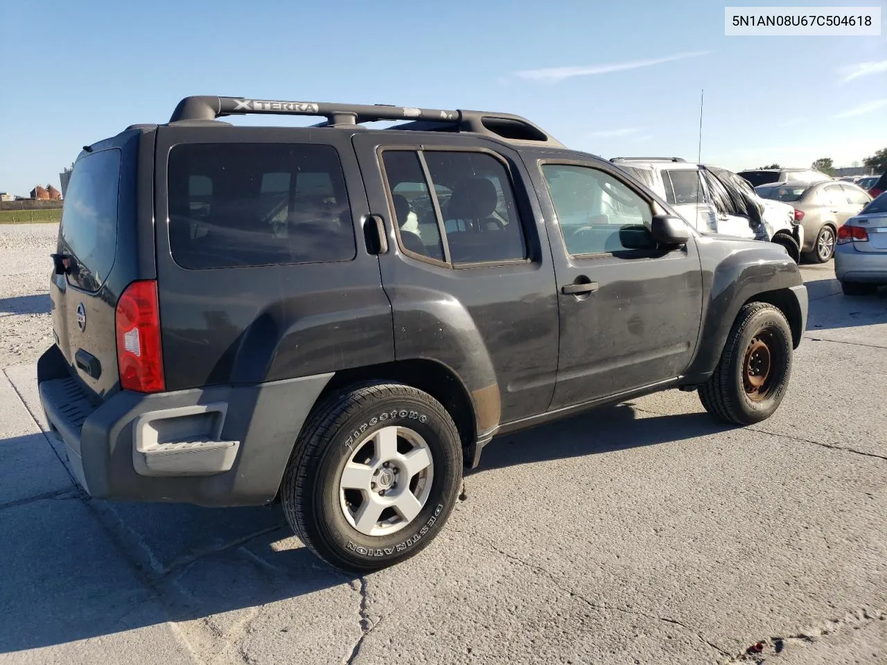 2007 Nissan Xterra Off Road VIN: 5N1AN08U67C504618 Lot: 76567604