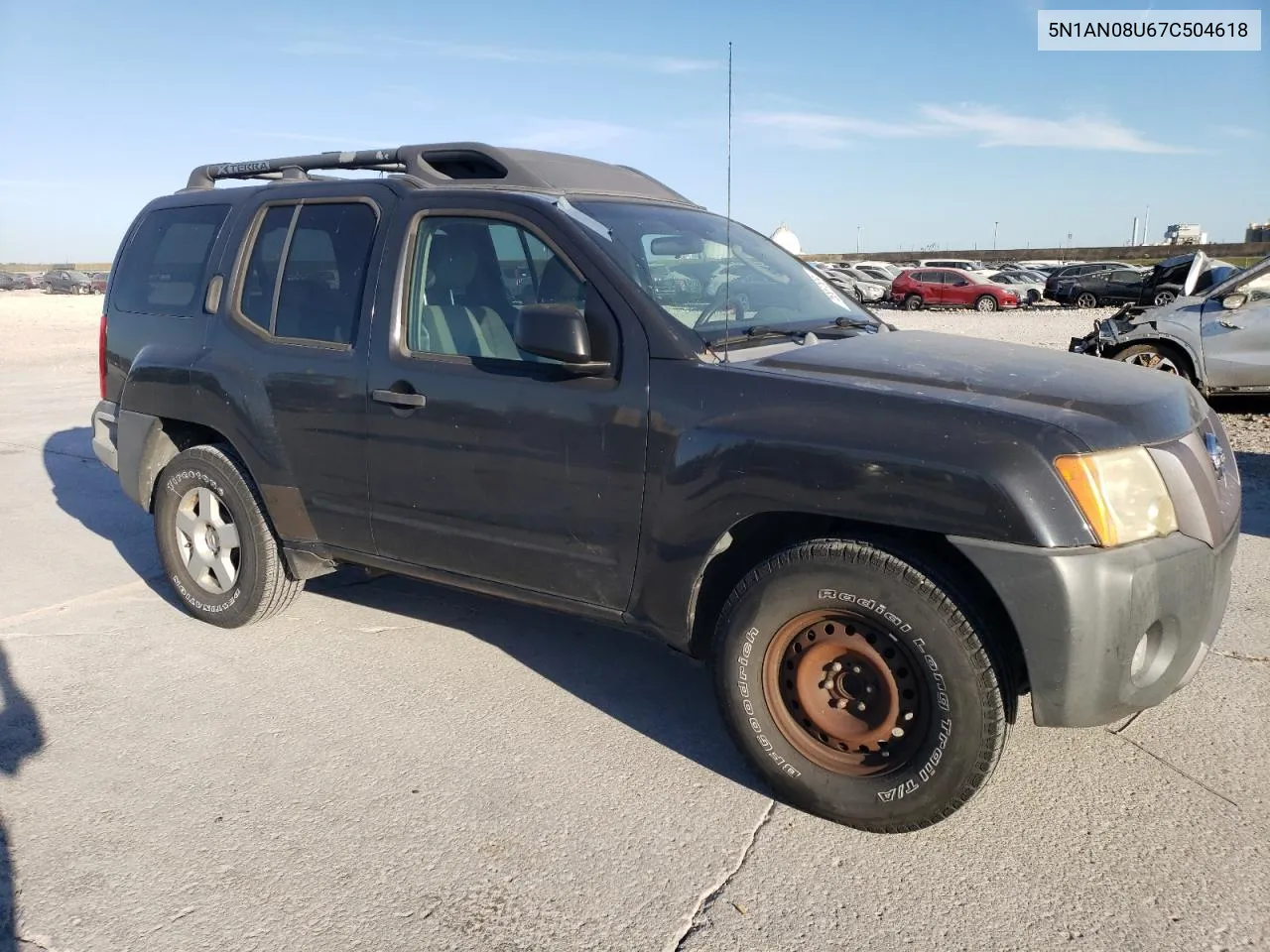 2007 Nissan Xterra Off Road VIN: 5N1AN08U67C504618 Lot: 76567604