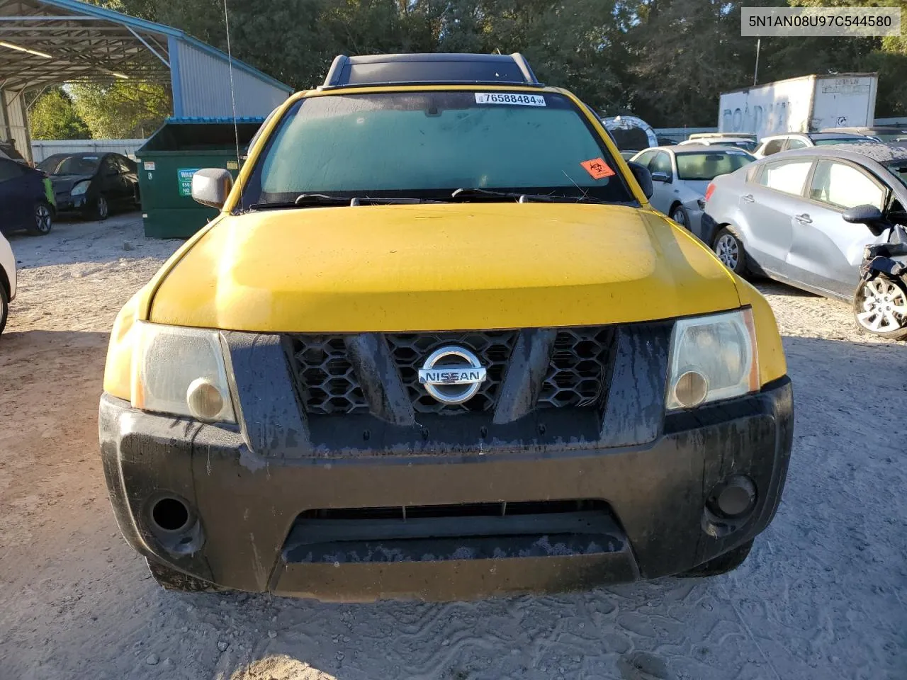 2007 Nissan Xterra Off Road VIN: 5N1AN08U97C544580 Lot: 76588484