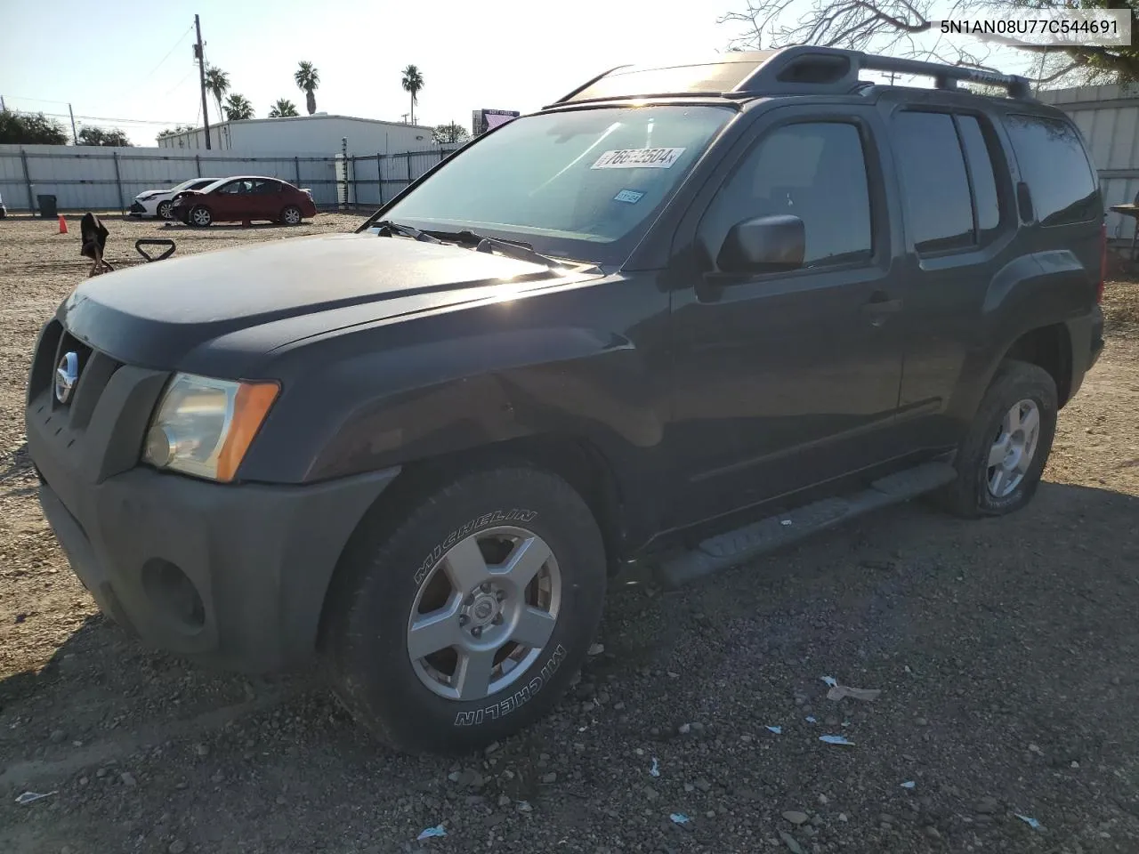 2007 Nissan Xterra Off Road VIN: 5N1AN08U77C544691 Lot: 76612504