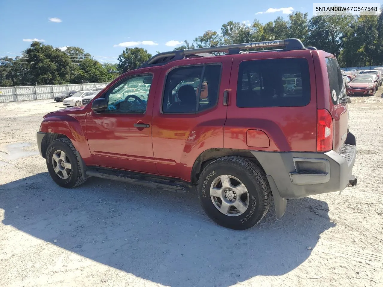 2007 Nissan Xterra Off Road VIN: 5N1AN08W47C547548 Lot: 76822464