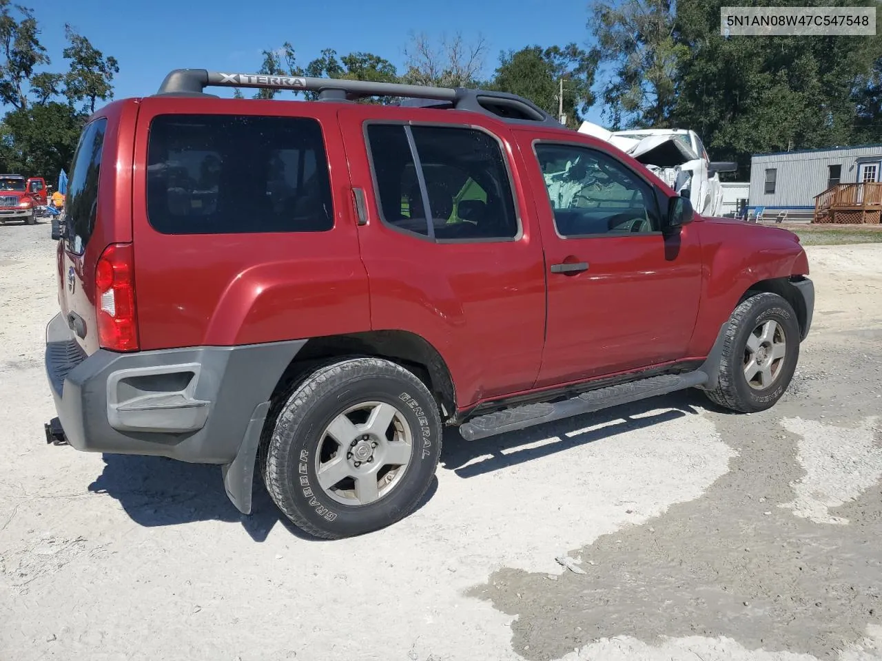 2007 Nissan Xterra Off Road VIN: 5N1AN08W47C547548 Lot: 76822464