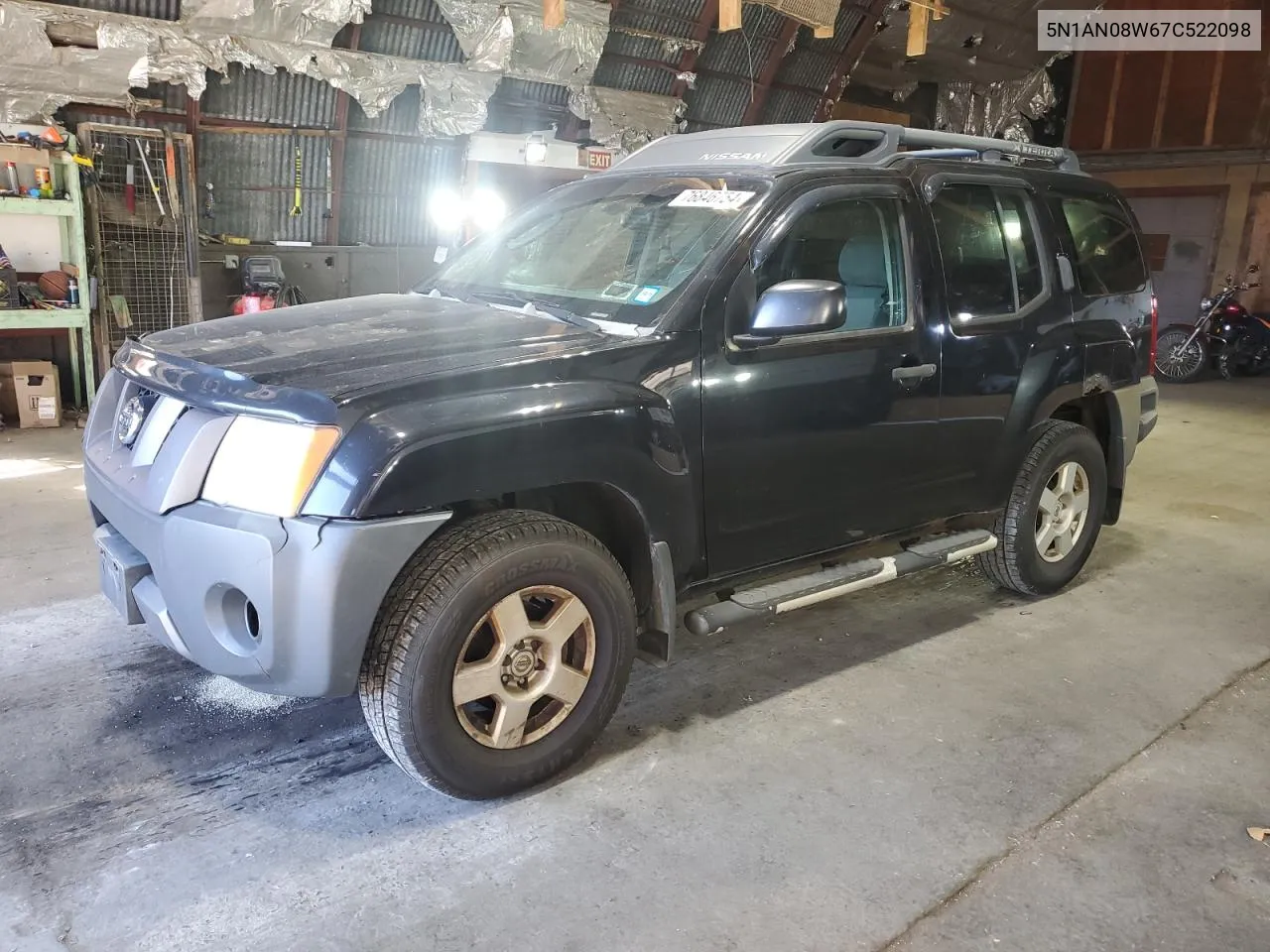 2007 Nissan Xterra Off Road VIN: 5N1AN08W67C522098 Lot: 76846754