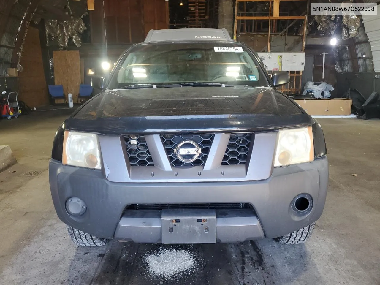 2007 Nissan Xterra Off Road VIN: 5N1AN08W67C522098 Lot: 76846754