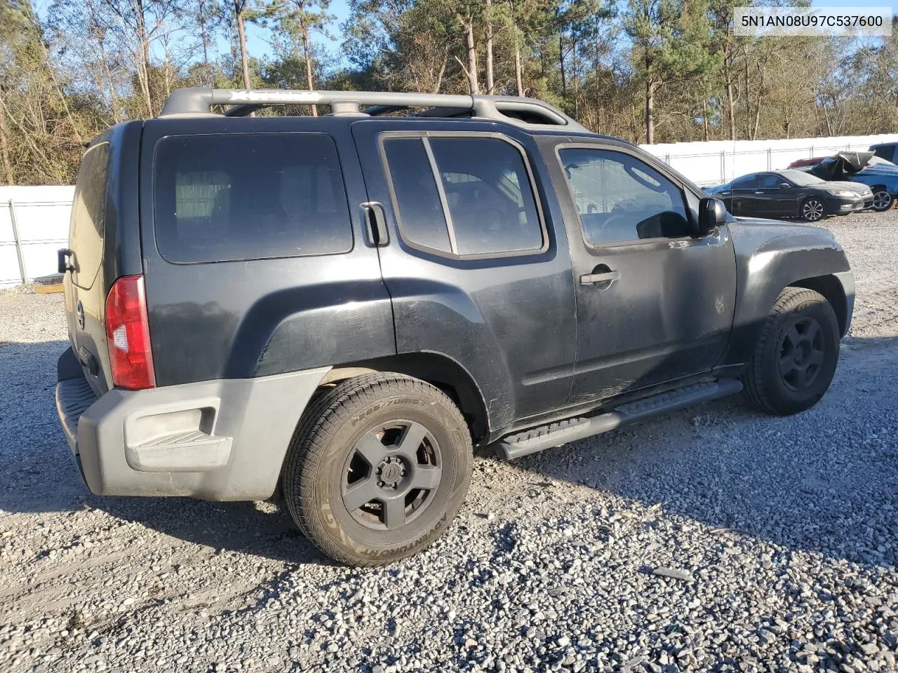 2007 Nissan Xterra Off Road VIN: 5N1AN08U97C537600 Lot: 77294154