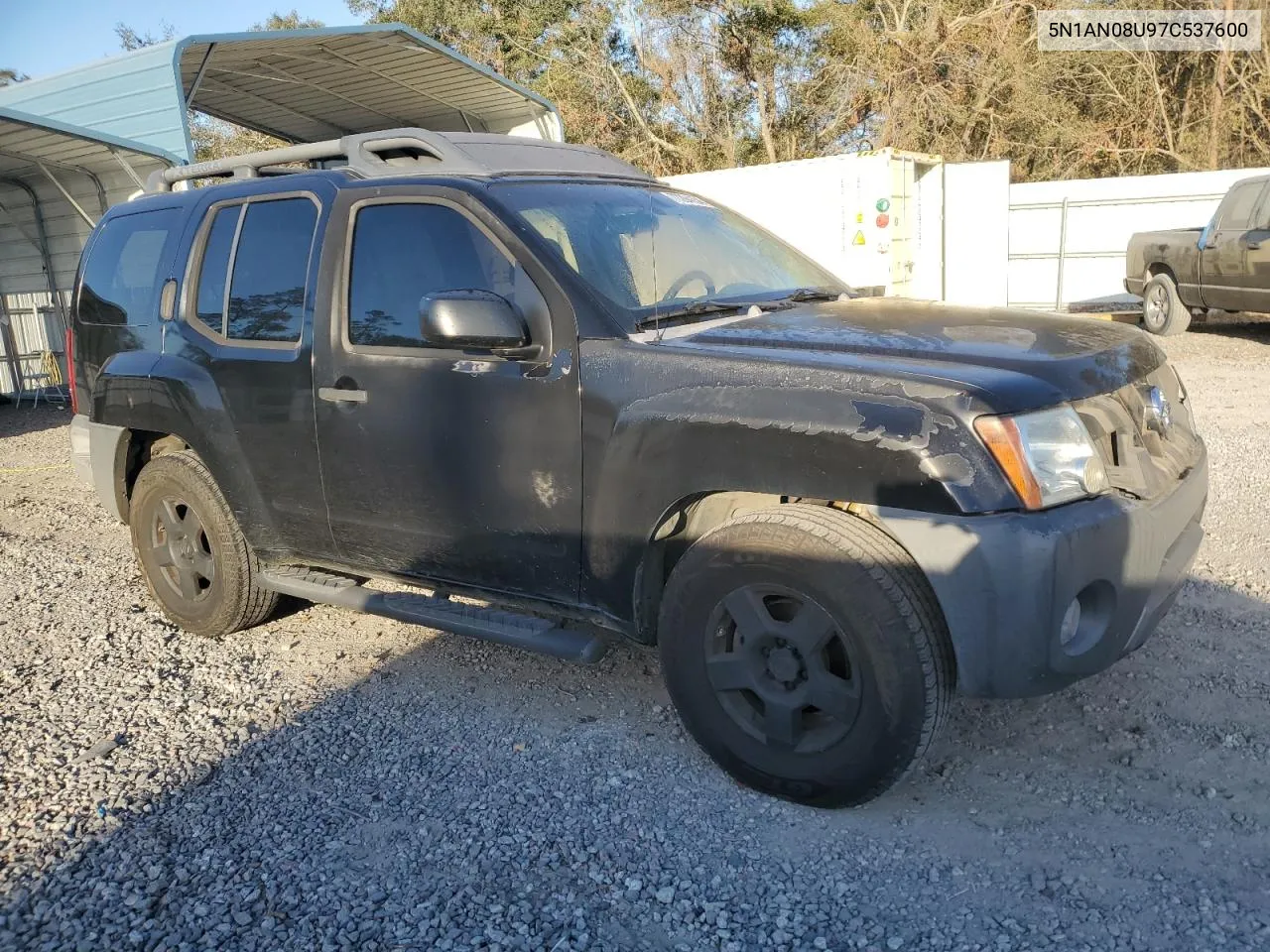 2007 Nissan Xterra Off Road VIN: 5N1AN08U97C537600 Lot: 77294154