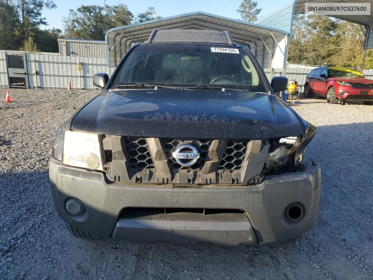 2007 Nissan Xterra Off Road VIN: 5N1AN08U97C537600 Lot: 77294154