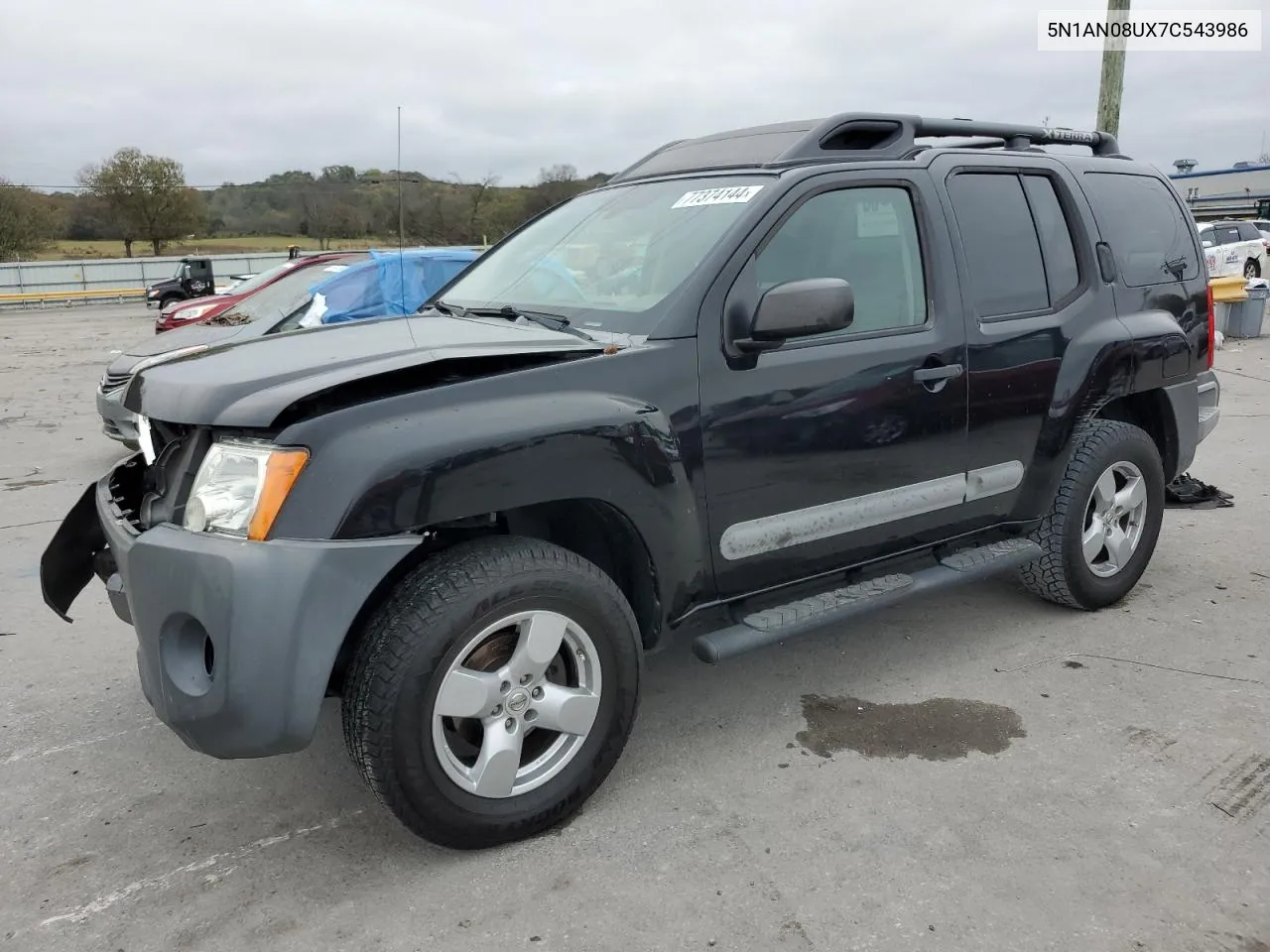 2007 Nissan Xterra Off Road VIN: 5N1AN08UX7C543986 Lot: 77374144