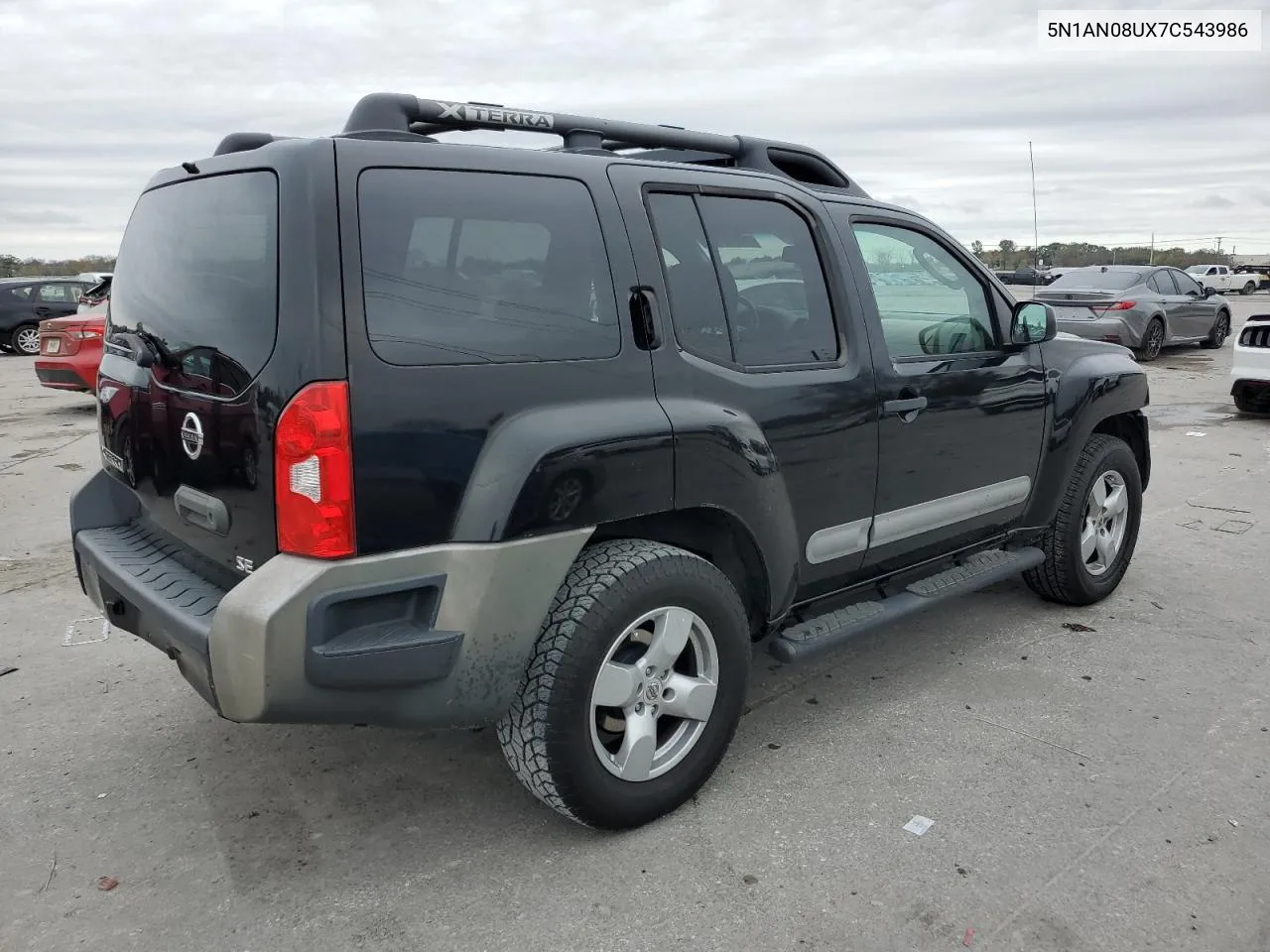 2007 Nissan Xterra Off Road VIN: 5N1AN08UX7C543986 Lot: 77374144