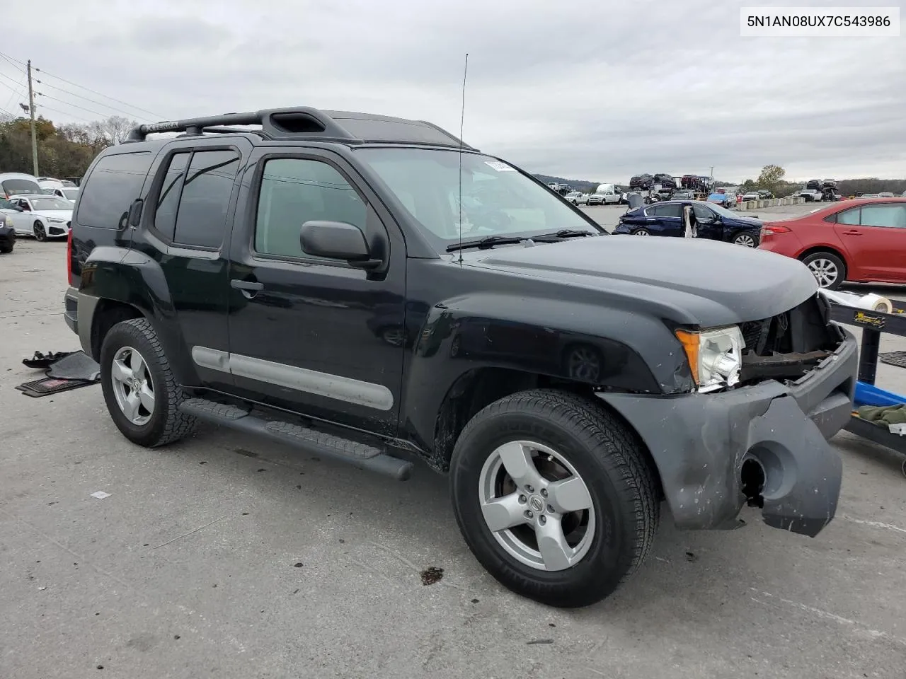 2007 Nissan Xterra Off Road VIN: 5N1AN08UX7C543986 Lot: 77374144