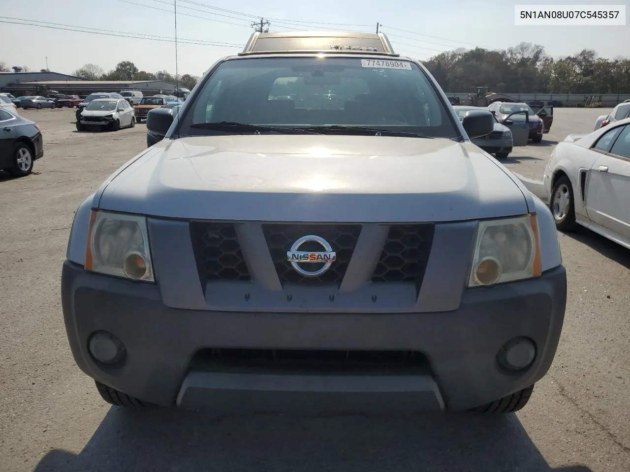 2007 Nissan Xterra Off Road VIN: 5N1AN08U07C545357 Lot: 77478904