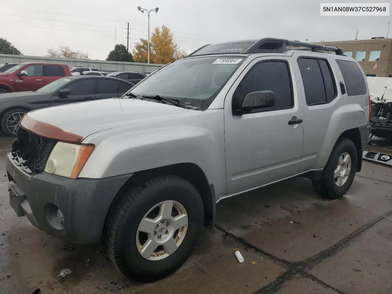 2007 Nissan Xterra Off Road VIN: 5N1AN08W37C527968 Lot: 77888864