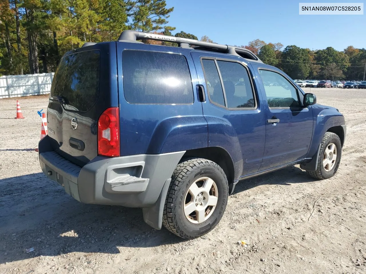 2007 Nissan Xterra Off Road VIN: 5N1AN08W07C528205 Lot: 78278304