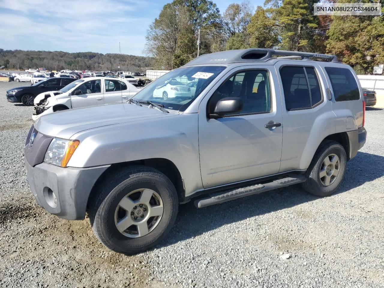 2007 Nissan Xterra Off Road VIN: 5N1AN08U27C534604 Lot: 80587404