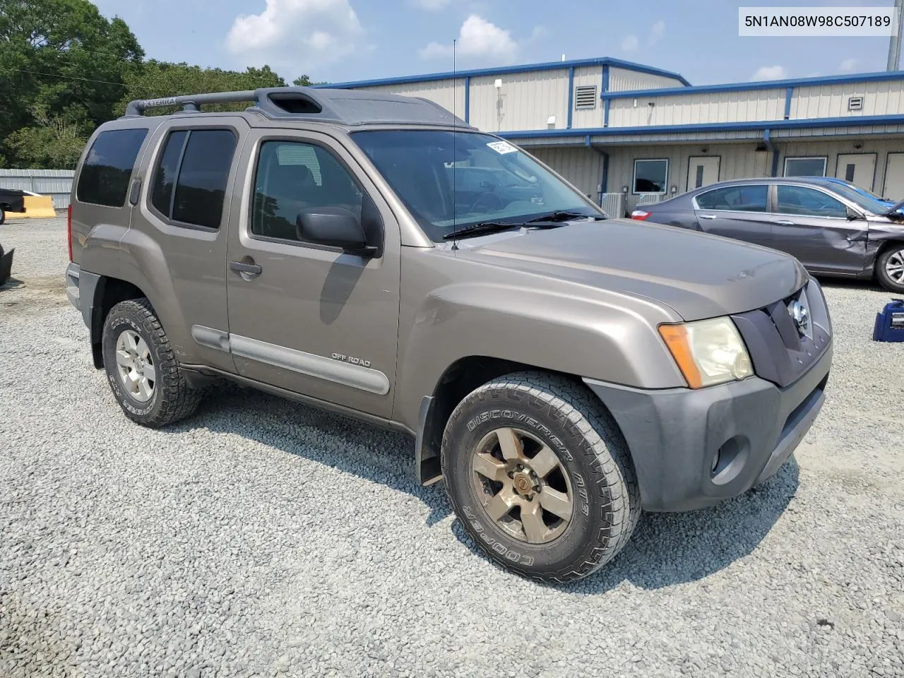 5N1AN08W98C507189 2008 Nissan Xterra Off Road