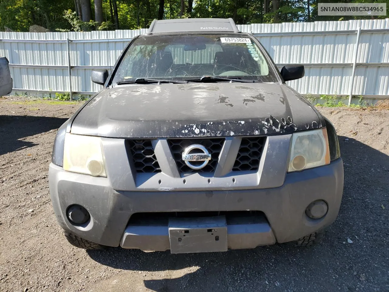 2008 Nissan Xterra Off Road VIN: 5N1AN08W88C534965 Lot: 69753824