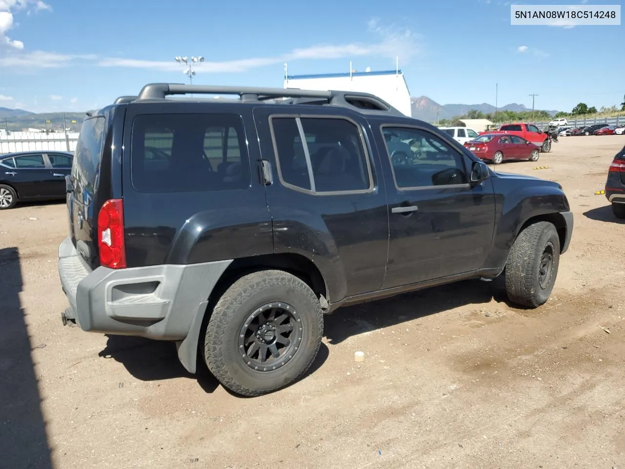 2008 Nissan Xterra Off Road VIN: 5N1AN08W18C514248 Lot: 70069624