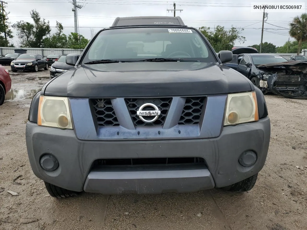 2008 Nissan Xterra Off Road VIN: 5N1AN08U18C506987 Lot: 70094444