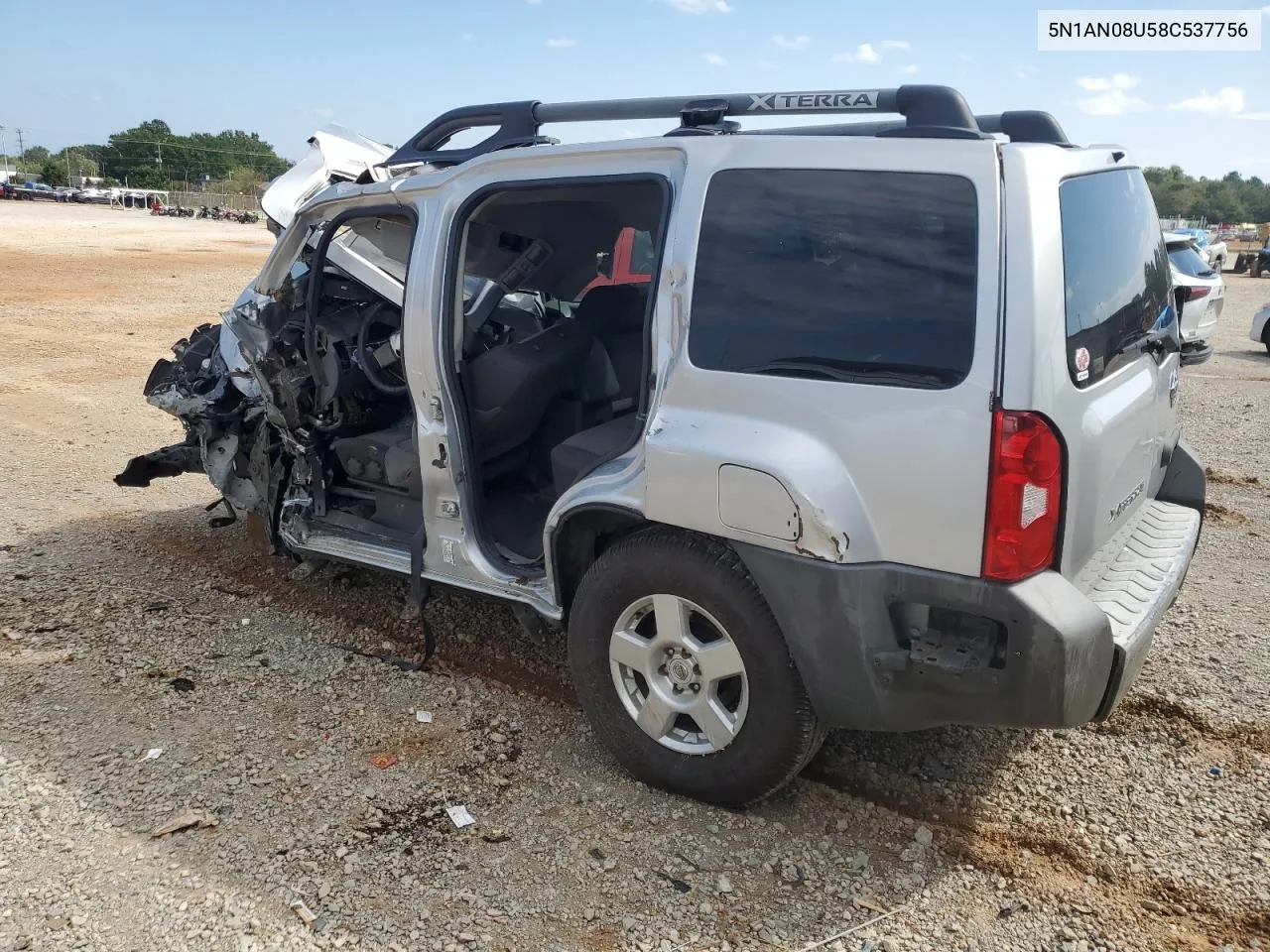 2008 Nissan Xterra Off Road VIN: 5N1AN08U58C537756 Lot: 71355674