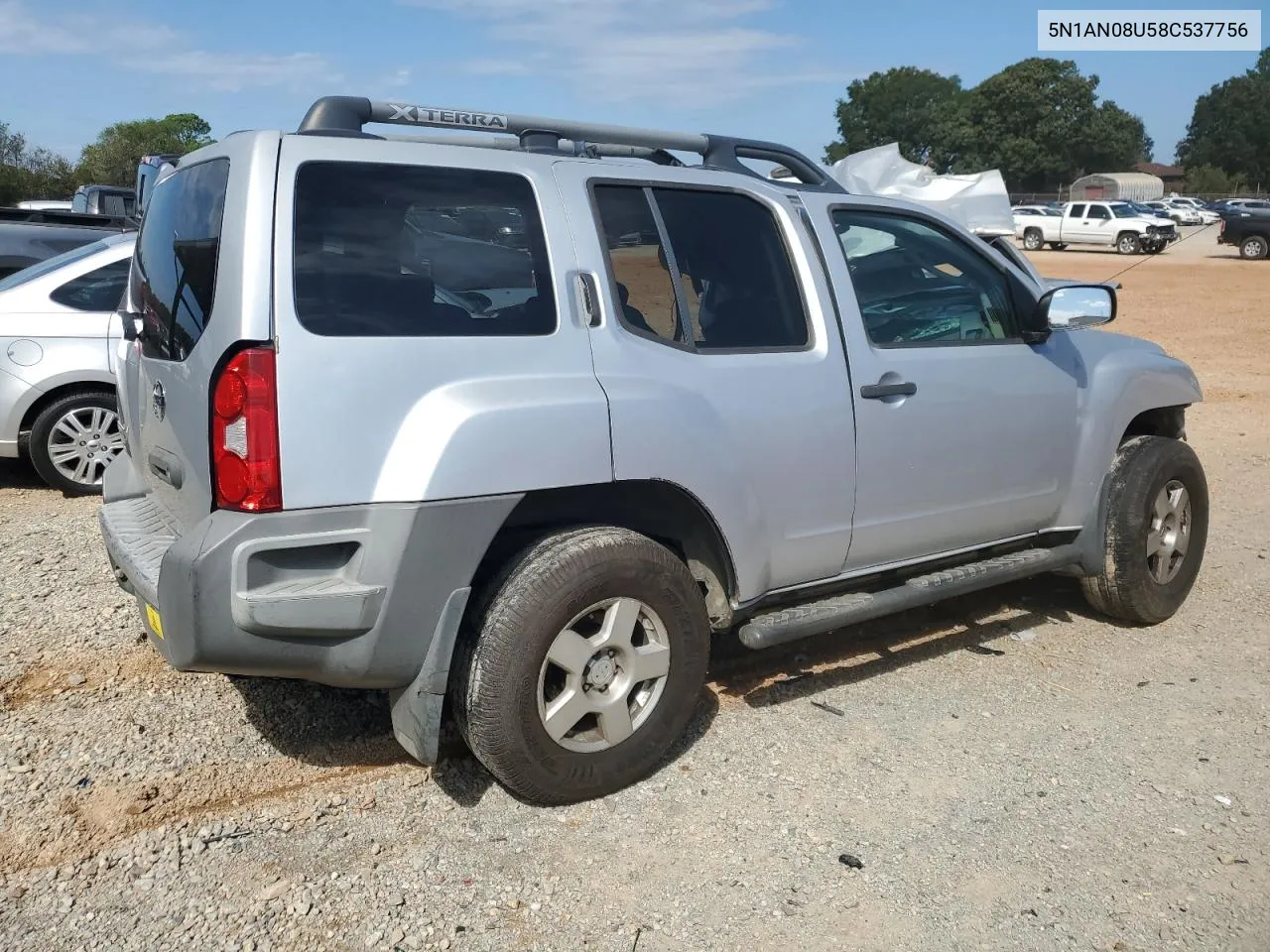 2008 Nissan Xterra Off Road VIN: 5N1AN08U58C537756 Lot: 71355674